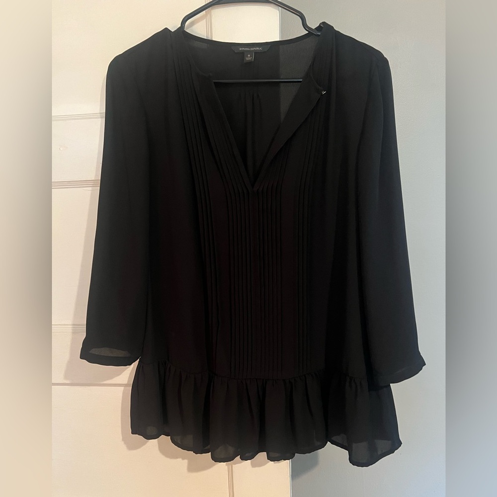 Banana republic, long sleeve blouse, like new